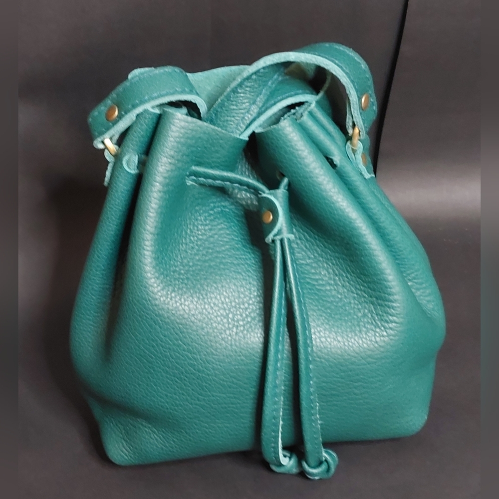 Seaglass Portland Leather (PLG) Small Seaglass Bucket